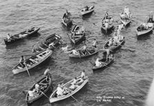 Diving boys at Las Palmas, Gran Canaria, Canary Islands, Spain, 20th century