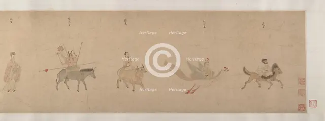 Divinities of the Planets and Constellations, 16th century. Creator: Qiu Ying.