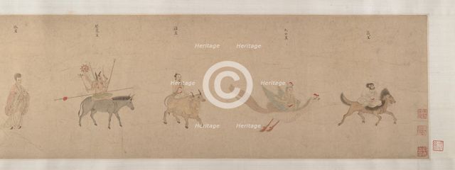 Divinities of the Planets and Constellations, 16th century. Creator: Qiu Ying.