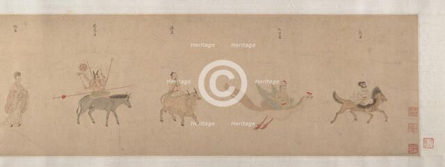 Divinities of the Planets and Constellations, 16th century. Creator: Qiu Ying.