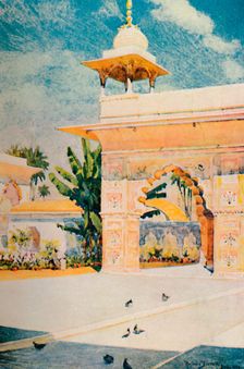 Diwan-I-Khas, Delhi 1913. Artist: Reginald Barratt