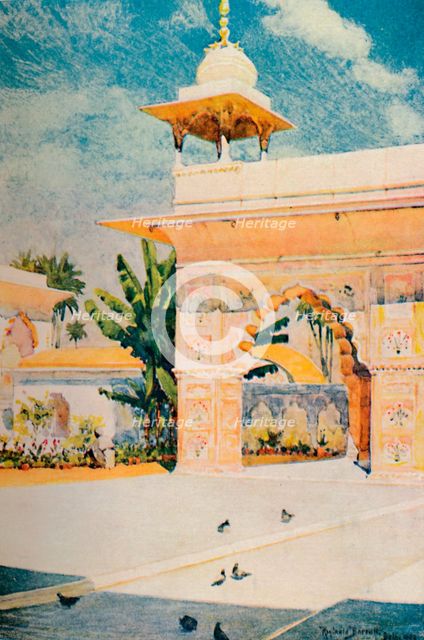 'Diwan-I-Khas, Delhi', 1913. Artist: Reginald Barratt.