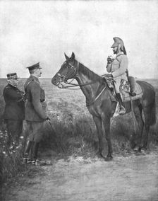 Dix-Sept ans apres Fachoda; L'ancien sirdar retrouve en champagne l'ancien... 1915 (1924). Creators: Unknown, Jean-Baptiste Marchand