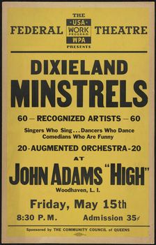 Dixieland Minstrels, New York, [1930s]. Creator: Unknown