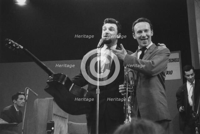 Diz Disley and Alex Welsh, Radio Show, Earl's Court, London, 1960. Creator: Brian Foskett.