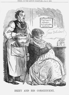 Dizzy and his Constituent. 1858. Creator: Unknown