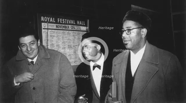 Dizzy Gillespie  Backstage Royal Festival Hall, 1963. Creator: Brian Foskett.