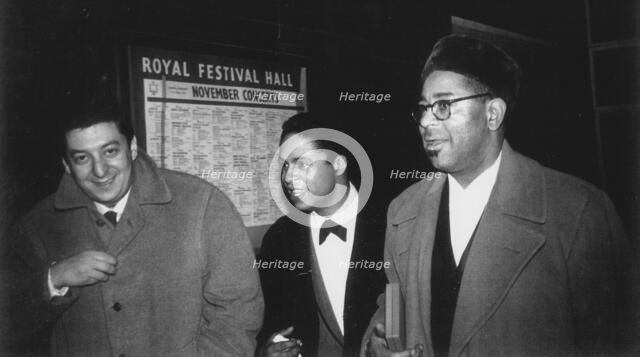 Dizzy Gillespie  Backstage Royal Festival Hall, 1963. Creator: Brian Foskett.