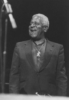 Dizzy Gillespie, Barbican, London, 1990. Creator: Brian Foskett