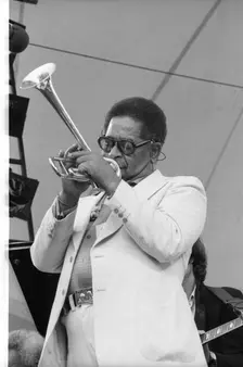 Dizzy Gillespie, Capital Jazz, Alexandra Palace, 1979. Artist: Brian O'Connor
