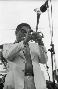 Dizzy Gillespie, Capital Jazz, Alexandra Palace, 1979. Artist: Brian O'Connor