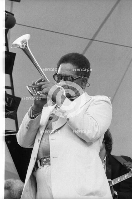 Dizzy Gillespie, Capital Jazz, Alexandra Palace, 1979.   Artist: Brian O'Connor.