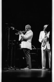 Dizzy Gillespie, Capital Jazz, Royal Festival Hall, London, 1985. Artist: Brian O'Connor