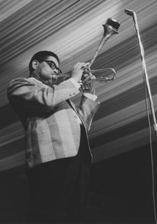 Dizzy Gillespie, Daily Mail International Jazz Festival, Manchester, 1963. Creator: Brian Foskett