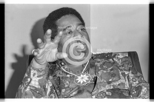 Dizzy Gillespie,  London, 1973.  Artist: Brian O'Connor.