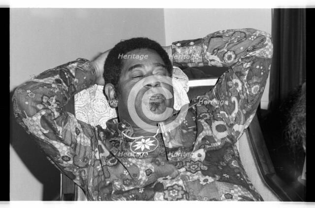 Dizzy Gillespie,  London, 1973.  Artist: Brian O'Connor.