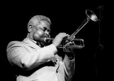 Dizzy Gillespie , Royal Festival Hall, London, July 1985. Artist: Brian O'Connor