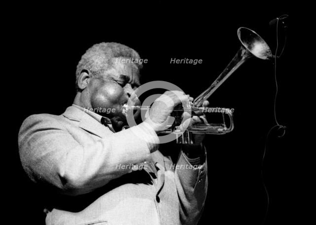 Dizzy Gillespie , Royal Festival Hall, London, July 1985.  Artist: Brian O'Connor