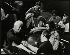 Dizzy Gillespie's concert with the Royal Philharmonic Orchestra, Royal Festival Hall, London, 1985. Creator: Denis Williams
