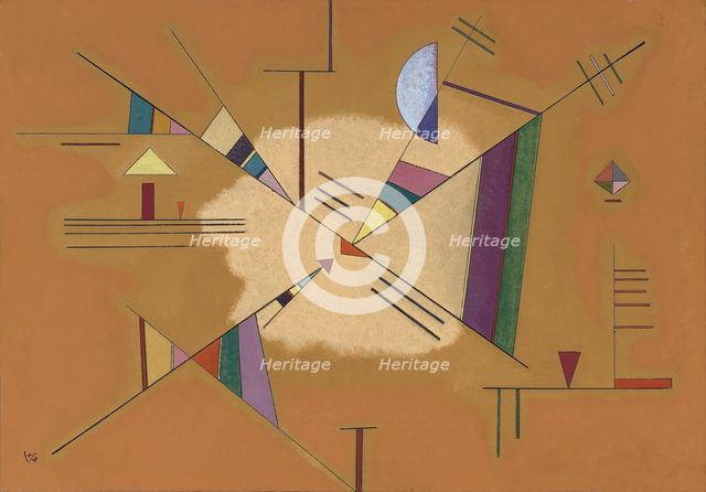 Diagonal, 1930. Artist: Kandinsky, Wassily Vasilyevich (1866-1944)