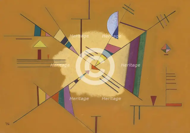 Diagonal, 1930. Artist: Kandinsky, Wassily Vasilyevich (1866-1944)