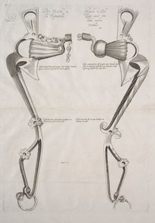 Diagram for Horse's Bit, 1700s. Creator: Unknown
