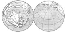 Diagram of the Earth during the Carboniferous period, 1922. Creator: Unknown