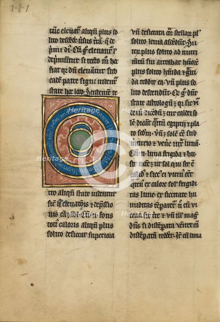 Diagram of the Zodiac; De Natura Avium; De Pastoribus et Ovibus, 1277 or after. Creator: Unknown.