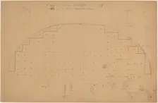 Diagram of a Lunette [verso], 1890/1897. Creator: Charles Sprague Pearce