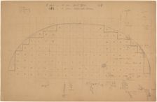 Diagram of a Lunette [verso], 1890/1897. Creator: Charles Sprague Pearce
