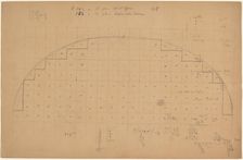 Diagram of a Lunette [verso], 1890/1897. Creator: Charles Sprague Pearce