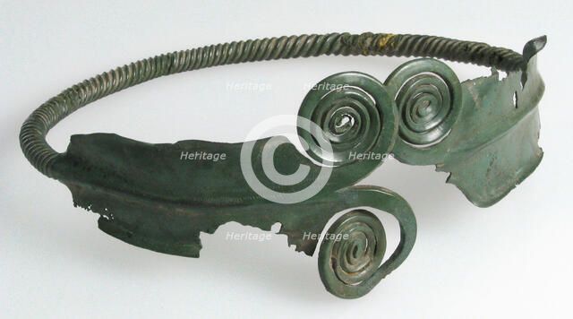 Diadem, Halstatt, ca. 750-500 B.C. Creator: Unknown.