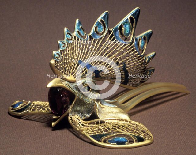 Diadem, late 19th/20th century. Artist: Rene Lalique