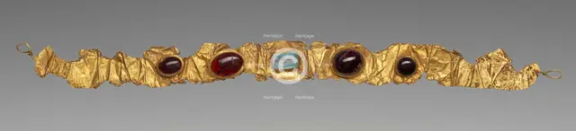 Diadem with Inlays, 50-25 B.C. Creator: Unknown.