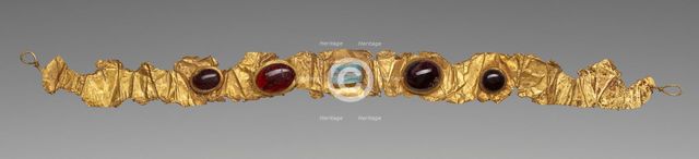 Diadem with Inlays, 50-25 B.C. Creator: Unknown.