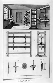 Diamond cutter, 1751-1777