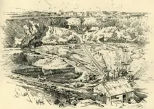 Diamond Mine, Kimberley c1900. Creator: William B. Robinson