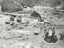 Diamond mines, Kimberley, South Africa, 1895. Creator: William Laws Caney