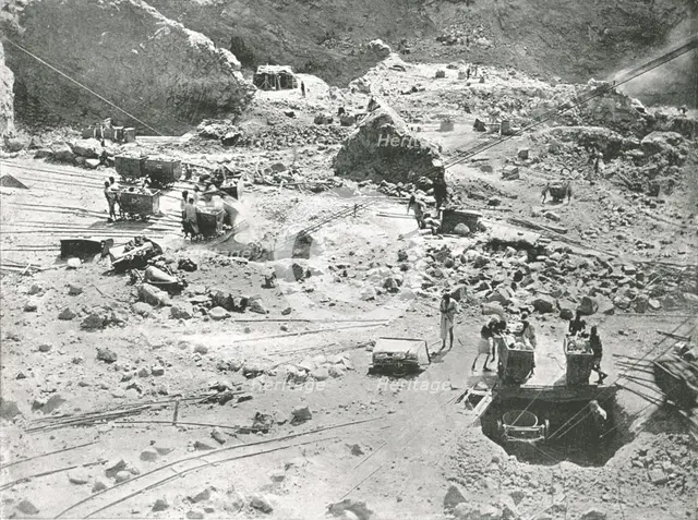 Diamond mines, Kimberley, South Africa, 1895.  Creator: William Laws Caney.