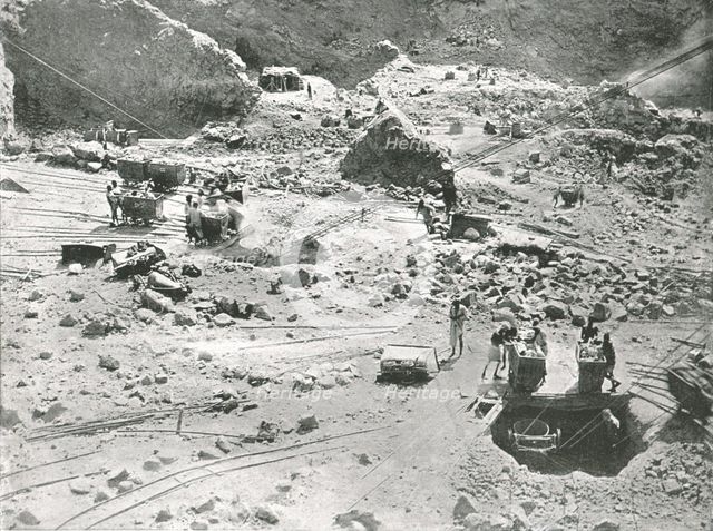Diamond mines, Kimberley, South Africa, 1895.  Creator: William Laws Caney.