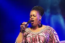 Dianne Reeves, Love Supreme Jazz Festival, Glynde Place, East Sussex, 2015. Artist: Brian O'Connor