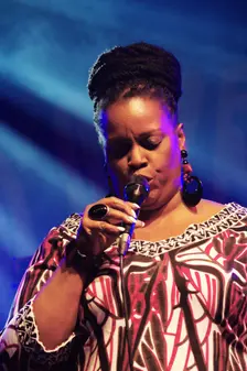 Dianne Reeves, Love Supreme Jazz Festival, Glynde Place, East Sussex, 2015. Artist: Brian O'Connor