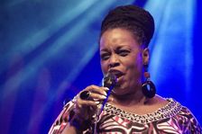 Dianne Reeves, Love Supreme Jazz Festival, Glynde Place, East Sussex, 2015. Artist: Brian O'Connor