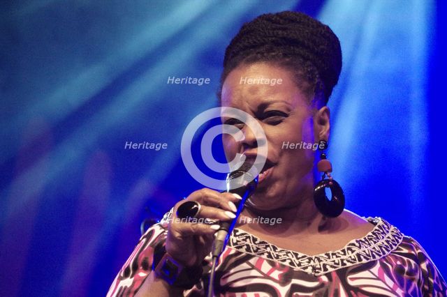 Dianne Reeves, Love Supreme Jazz Festival, Glynde Place, East Sussex, 2015. Artist: Brian O'Connor.
