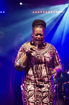 Dianne Reeves, Love Supreme Jazz Festival, Glynde Place, East Sussex, 2015. Artist: Brian O'Connor