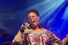 Dianne Reeves, Love Supreme Jazz Festival, Glynde Place, East Sussex, 2015. Artist: Brian O'Connor