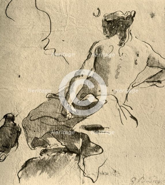 'Diana', 1757, (1928). Artist: Giovanni Battista Tiepolo.