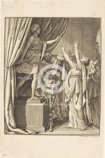 Diana, 1787. Creator: Daniel Nikolaus Chodowiecki.