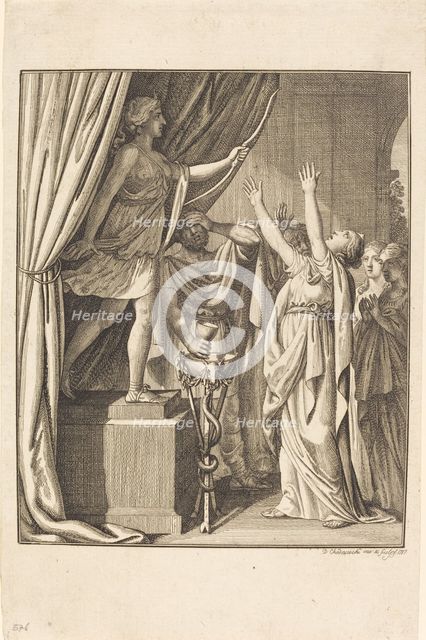 Diana, 1787. Creator: Daniel Nikolaus Chodowiecki.