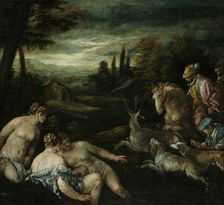 Diana and Actaeon, 1585/92. Creator: Jacopo Bassano il vecchio